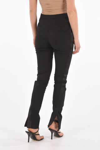 ankle-split high waist pants