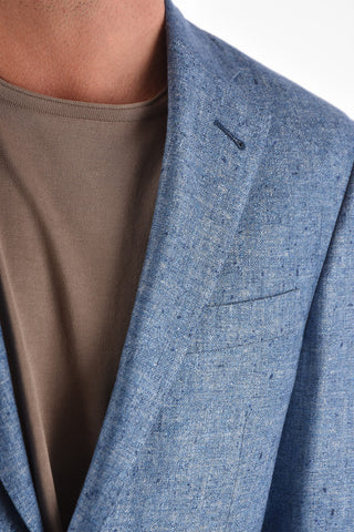silk and cashmere side vents GATE 2-button blazer