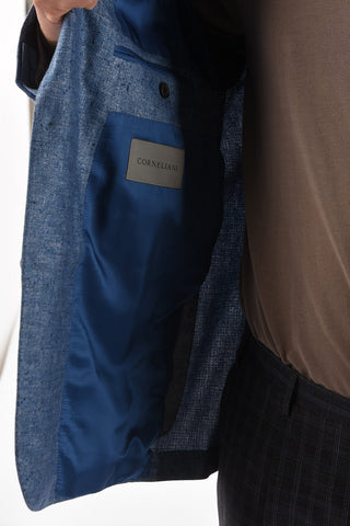 silk and cashmere side vents GATE 2-button blazer