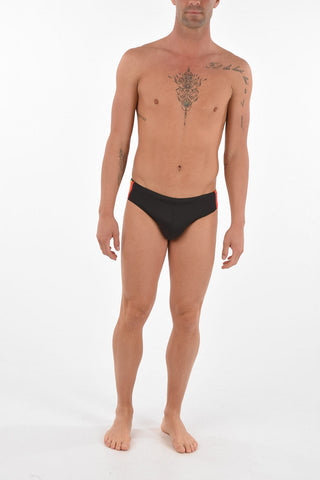 swim brief BMBR-JACK-P with side rainbow print
