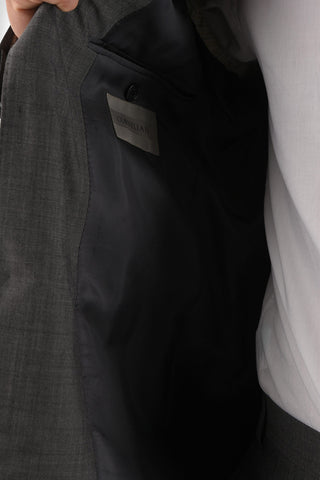 virgin wool side vents MANTUA 2-button suit
