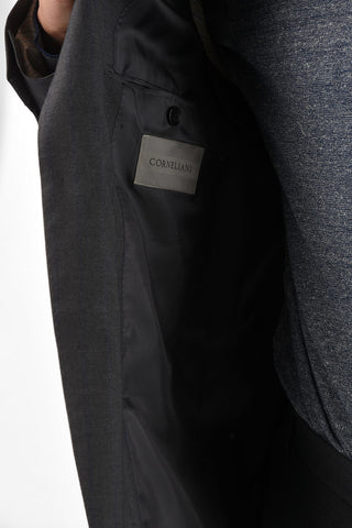 striped MANTUA 2-button suit