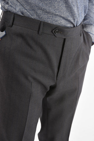 striped MANTUA 2-button suit