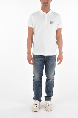 pique' 4 buttons T-RANDY-NEW-A2 polo shirt with logo