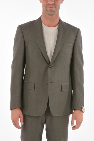 Solid color MANTUA notch lapel 2-button suit