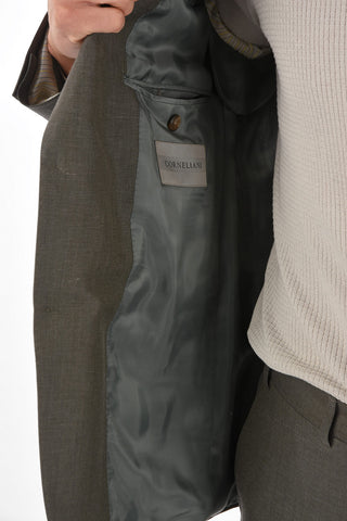 Solid color MANTUA notch lapel 2-button suit