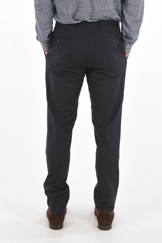 CC COLLECTION checked RESET single pleat trousers