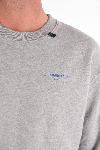 Crew Neck PENCIL ARROW CROSS Cotton Sweatshirt