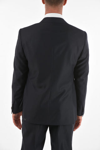abito 2 bottoni MANTUA plain herringbone due spacchi revers classico