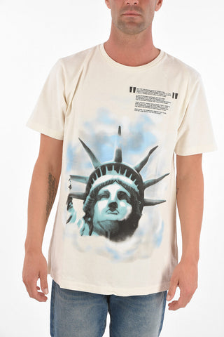Crew Neck LIBERTY Printed T-Shirt