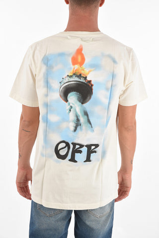 Crew Neck LIBERTY Printed T-Shirt
