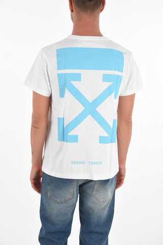 Flocked Printed C'EST LA VIE T-Shirt