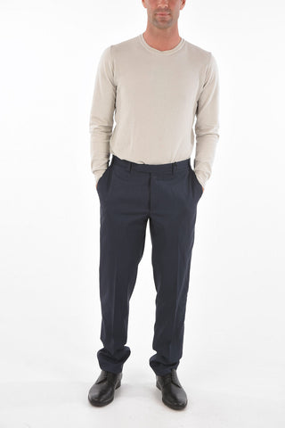 CC COLLECTION virgin wool REFINED belt loops pants