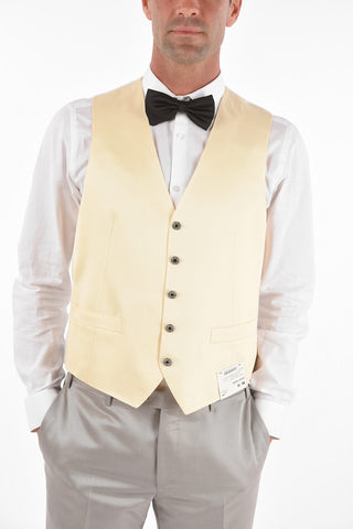 Silk Blend CERIMONY LEADER Suit with 5-button Vest