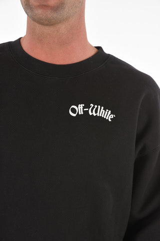 Crew Neck IMPRESSIONISM Cotton Sweatshirt