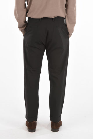 CC COLLECTION virgin wool RESET single pleat pants