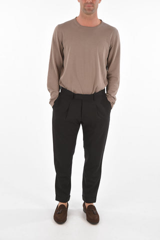 CC COLLECTION virgin wool RESET single pleat pants