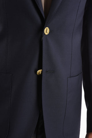 CC COLLECTION giacca REFINED in lana vergine con bottoni dorati