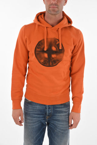 Hooded GRAPHIC Sweatshirt with Embossed print