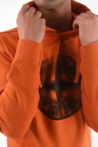 Hooded GRAPHIC Sweatshirt with Embossed print