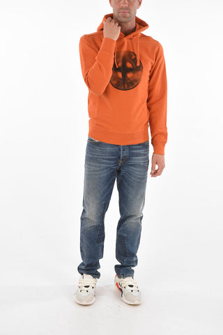 Hooded GRAPHIC Sweatshirt with Embossed print
