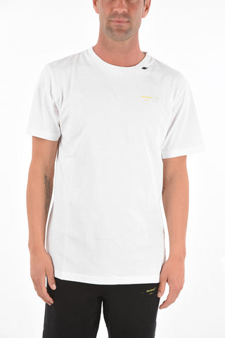 T-Shirt Girocollo ACRYLIC ARROW in Cotone