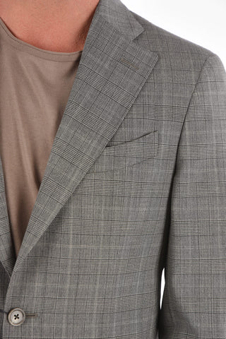 CC COLLECTION district check side vents notch lapel RETAILORED 2-button suit