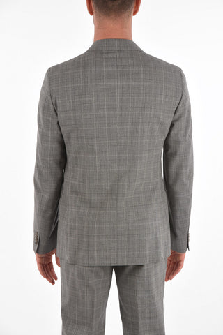 CC COLLECTION district check side vents notch lapel RETAILORED 2-button suit