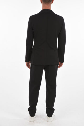 CC COLLECTION Tech Fabric RESET Suit with Waist Drawstring