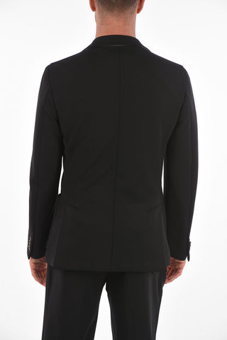 CC COLLECTION Tech Fabric RESET Suit with Waist Drawstring