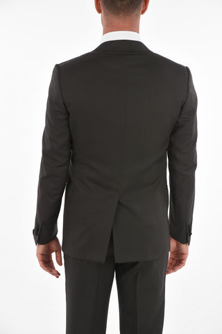 Three-Piece Suit with Waistcoat CERIM.ACADEMY, Single Vent and Peak Lapel