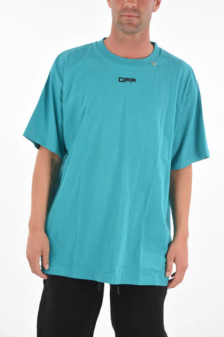 T-Shirt Girocollo WAVY LINE in Cotone