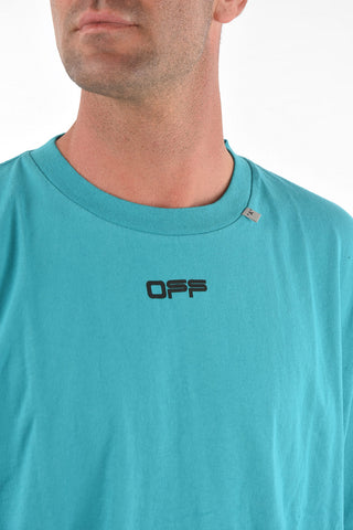 T-Shirt Girocollo WAVY LINE in Cotone