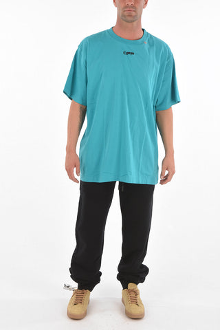 T-Shirt Girocollo WAVY LINE in Cotone