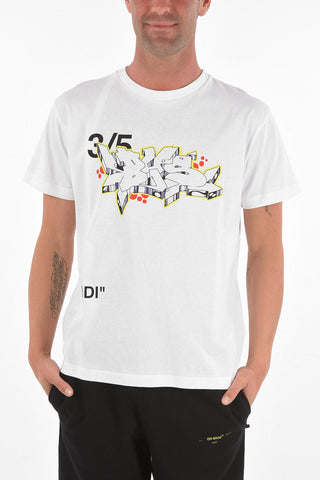 Crew Neck BUS TAG Cotton T-Shirt