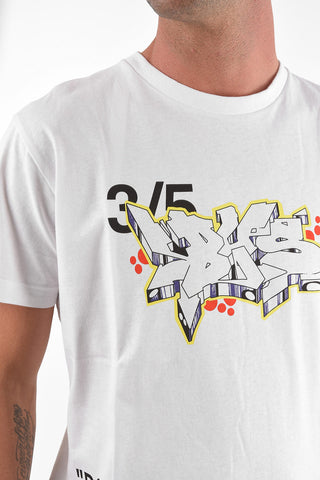 Crew Neck BUS TAG Cotton T-Shirt
