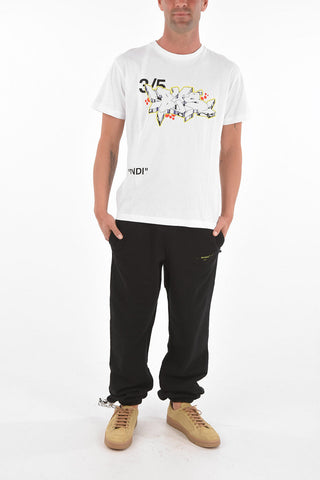 Crew Neck BUS TAG Cotton T-Shirt