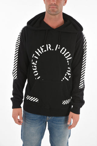 MELANISM Maxipocket BLACK A Cotton Hoodie