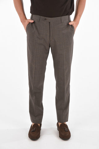  	CC COLLECTION district check RIGHT side vents notch lapel 2-button suit