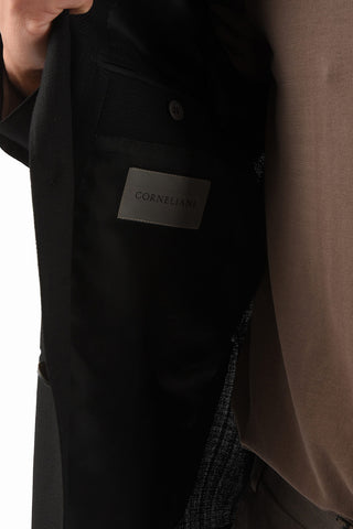 virgin wool notch lapel patch pocket GATE blazer