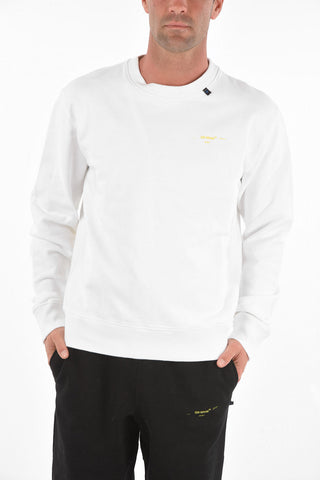 Crew Neck ACRYLIC ARROW Brushed Cotton Sweatshirt
