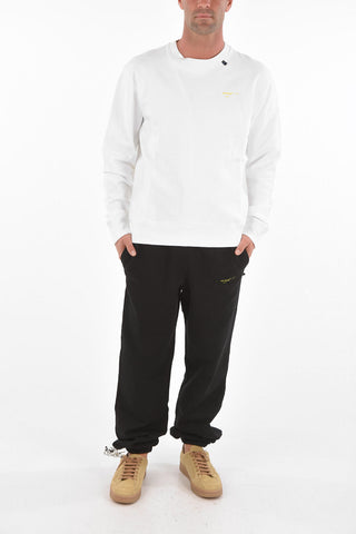 Crew Neck ACRYLIC ARROW Brushed Cotton Sweatshirt