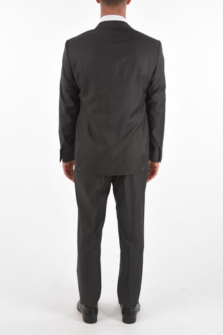 virgin wool side vents notch lapel MANTUA 2-button suit