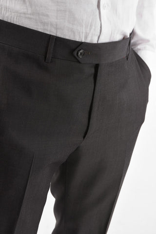 virgin wool side vents notch lapel MANTUA 2-button suit