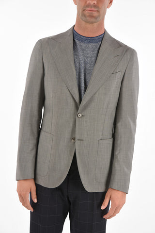 CC COLLECTION side vents peak lapel REWARD 2-button blazer
