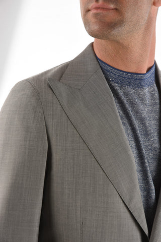 CC COLLECTION side vents peak lapel REWARD 2-button blazer