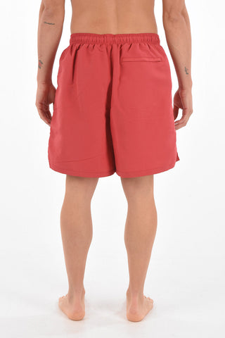 drawstring waist nylon swim shorts