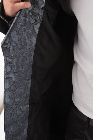 Jacquard ATTICUS 1-button blazer with Split