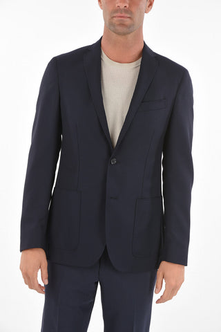 CC COLLECTION giacca a 2 bottoni RIGHT in lana vergine due spacchi revers classico