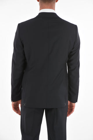 CC COLLECTION virgin wool notch lapel belt loops 2-button RIGHT suit